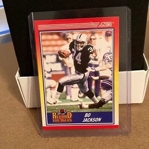 1990 Score Record Breakers BO JACKSON Card #591
